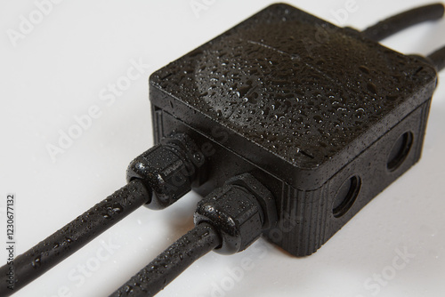 Puszka hermetyczna czarna wodoodporna