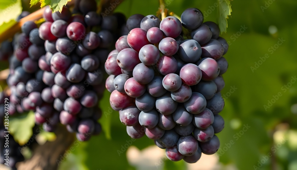 a bunch of grapes hanging from a vine a bunch of grapes hanging from a vine