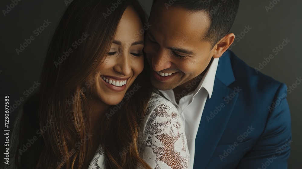 Happy Couple Embracing Showing Affection And Love Happy Couple Embracing Showing Affection And Love