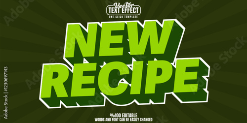 Grocery editable text effect, customizable vegetables and food 3d font style