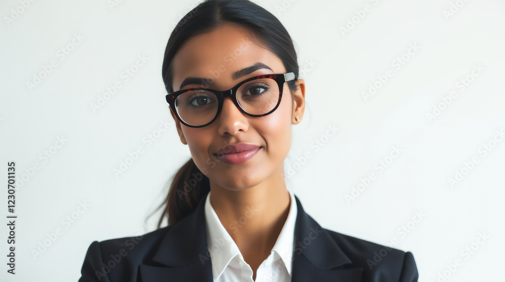 Medium Shot of a South Asian Businesswoman in Professional Attire Medium Shot of a South Asian Businesswoman in Professional Attire