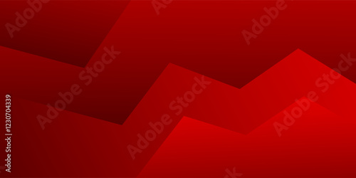 Abstract background Red triangle shape zigzag with technology concept for template, poster, wallpaper, flyer design. Vector illustration	