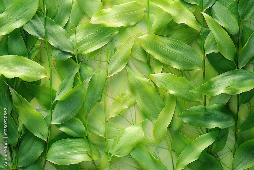 Fototapeta premium Green Energy for National Forest Conservation Day with Leaf Pattern