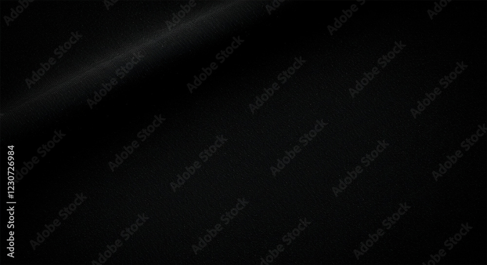 Black fabric texture background. Dark clothing material. Black fabric texture background. Dark clothing material.
