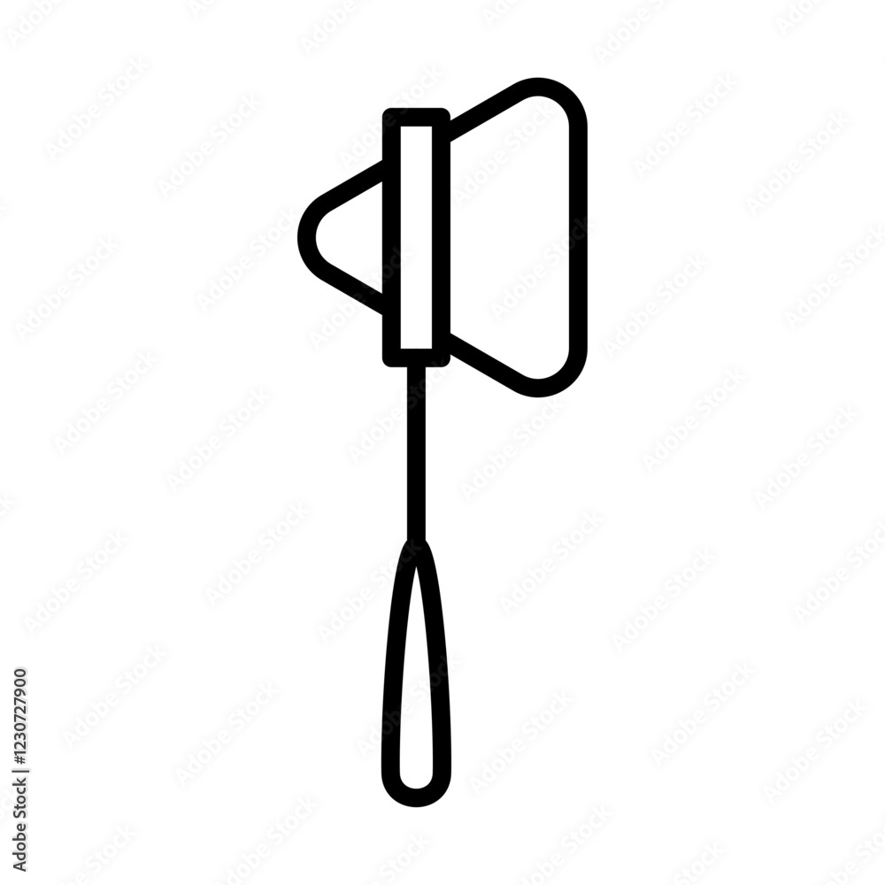 reflex hammer icon Black and white logo reflex hammer icon Black and white logo
