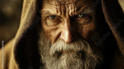 Wise Old Man with Beard