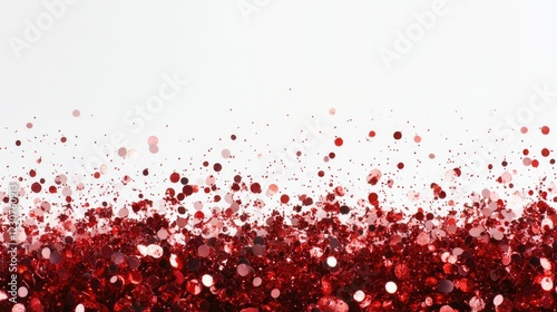 Festive Red Sparkles Background