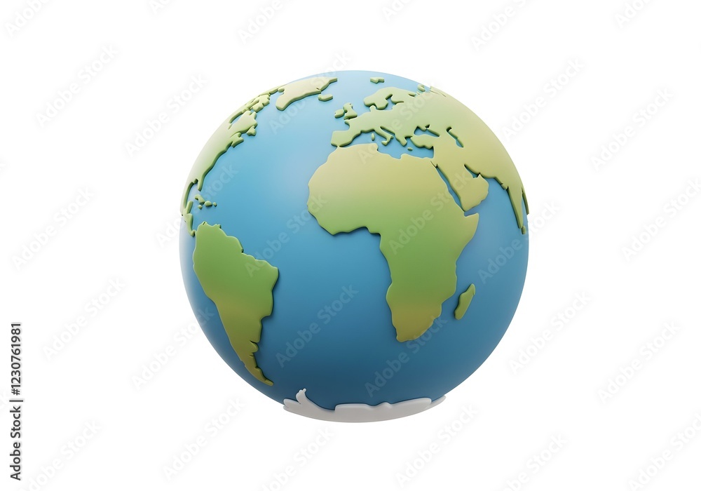 3d floating earth icon showcasing a stylized design with exaggerated landforms, isolated on a bright white background, with a dynamic angle to create movement create with ai 3d floating earth icon showcasing a stylized design with exaggerated landforms, isolated on a bright white background, with a dynamic angle to create movement create with ai