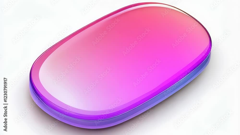 Vibrant gradient object transitions through light and shadows Vibrant gradient object transitions through light and shadows