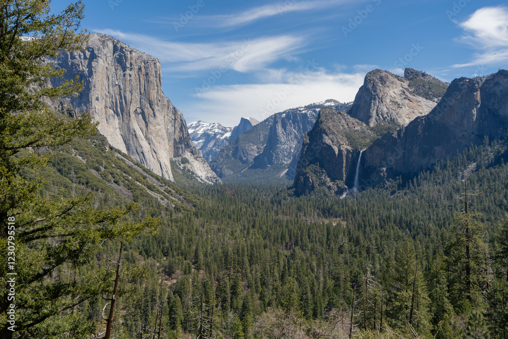Valley at Yosemite National Park. Valley at Yosemite National Park.