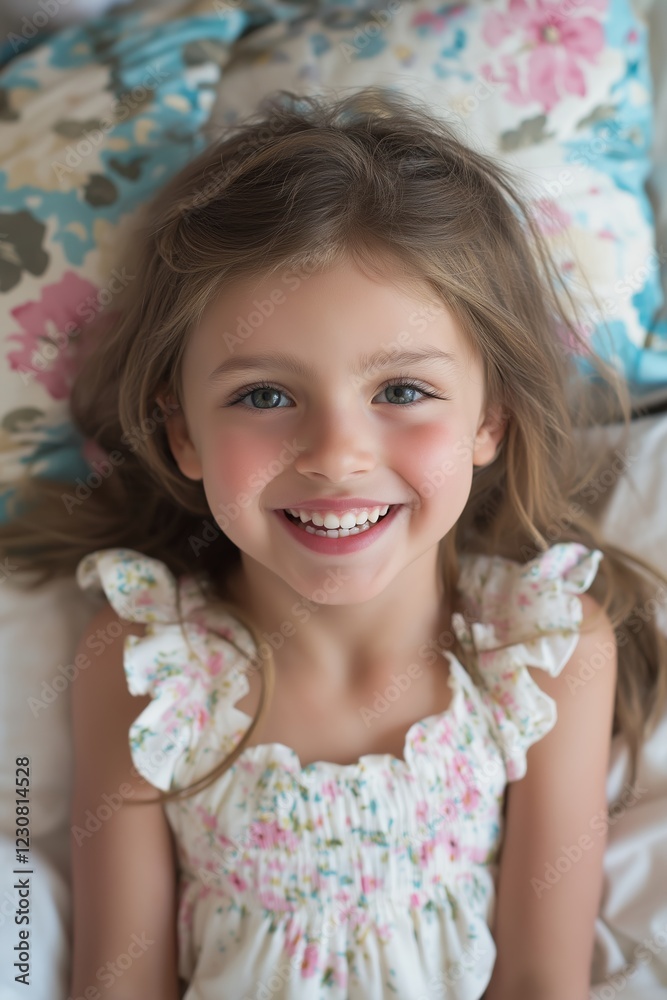 Charming portrait of a girl beaming with joy and happiness. Charming portrait of a girl beaming with joy and happiness.