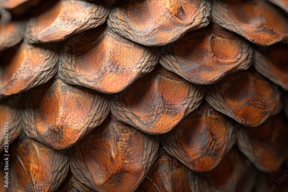 Close-Up of Pine Cone Scales: A Natural Work of Art Close-Up of Pine Cone Scales: A Natural Work of Art