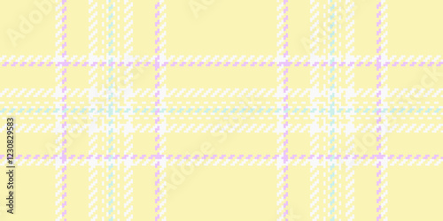 Softness check textile seamless, packaging background tartan pattern. Overlayed texture vector fabric plaid in light and white colors.