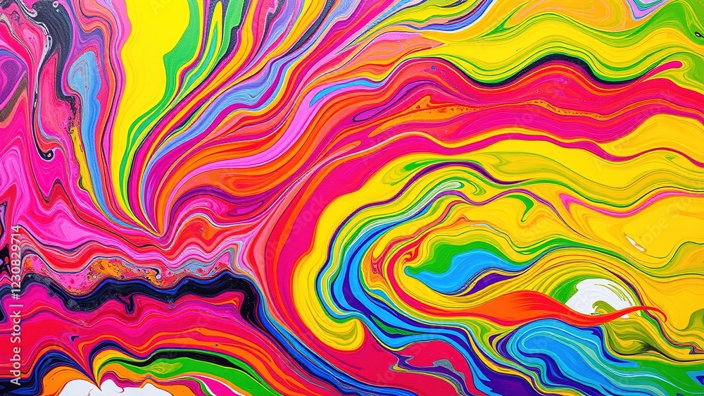Dreamy Boho Abstract Art - Music Inspired Colors Dreamy Boho Abstract Art - Music Inspired Colors