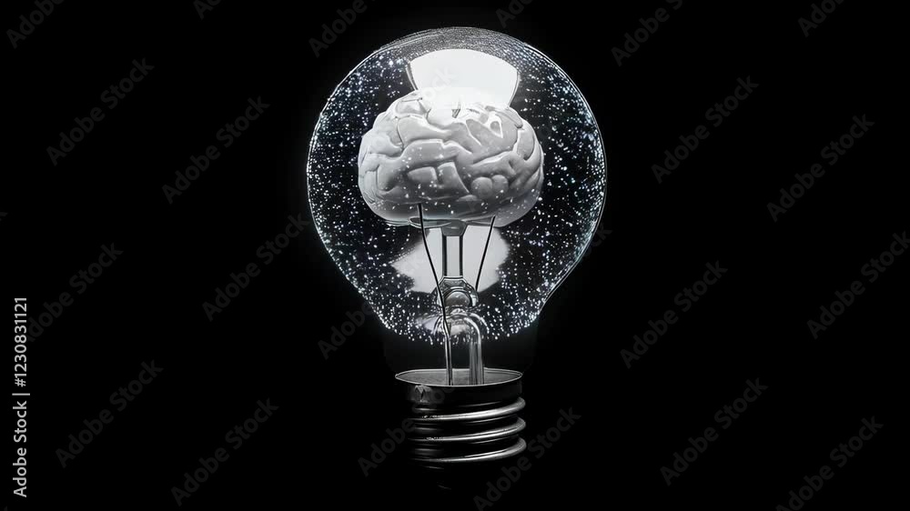Illuminated brain: innovation and technology inside a lightbulb Illuminated brain: innovation and technology inside a lightbulb
