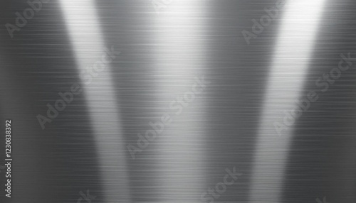 Detailed Brushed Steel Texture with Sharp Linear Patterns and Reflective photo