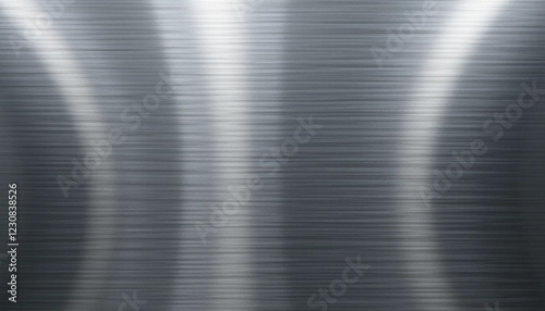 Detailed Brushed Steel Texture with Sharp Linear Patterns and Reflective photo