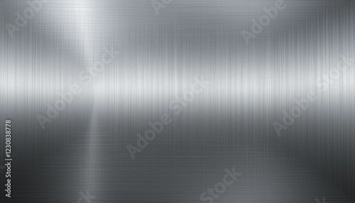 Detailed Brushed Steel Texture with Sharp Linear Patterns and Reflective photo