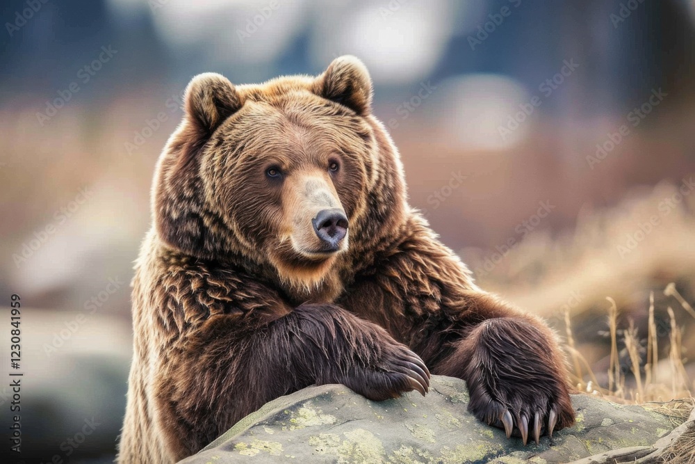 Grizzly Bear in Its Natural Habitat in Alaska Grizzly Bear in Its Natural Habitat in Alaska