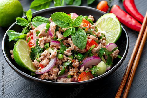  aromatic thai larb photo