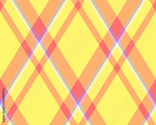 Vibrant yellow, coral, and gray plaid pattern.  Perfect for textile design, website backgrounds, or crafting projects.  Seamless repeat creates endless design possibilities.