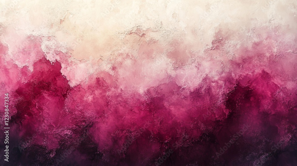 Fototapeta premium Soft Gradient Abstract Texture in Pink and Burgundy. Generative AI