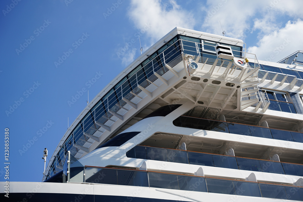 Fototapeta premium Details of a Cruise ship
