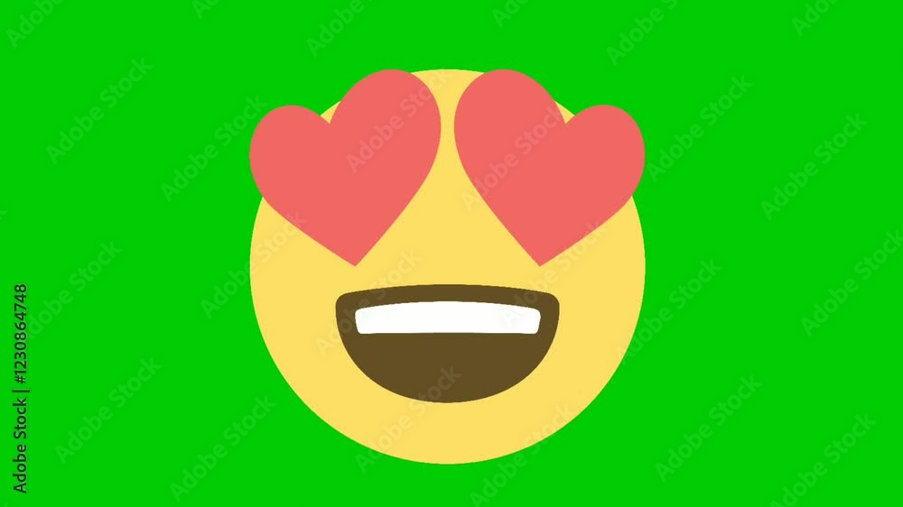 animated emoticon video with a green screen background animated emoticon video with a green screen background