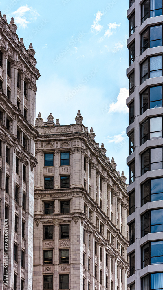 Fototapeta premium Architectural Contrast in the City