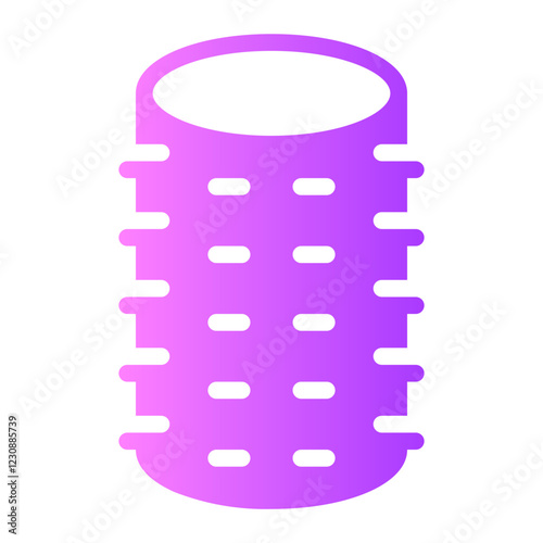 hairstyling gradient icon
