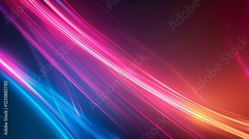 Abstract Light Streaks Background