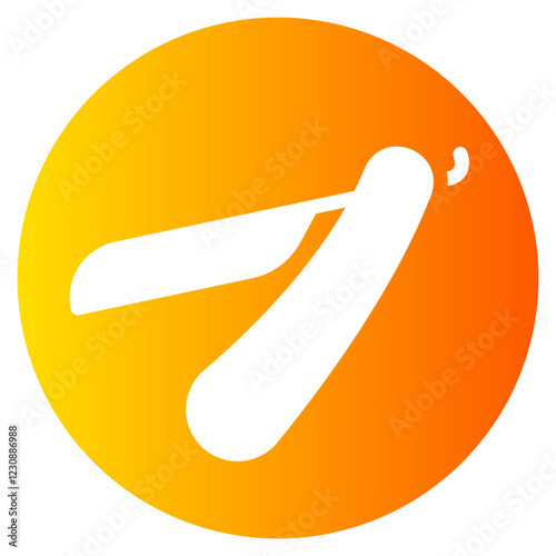 razor blade gradient icon