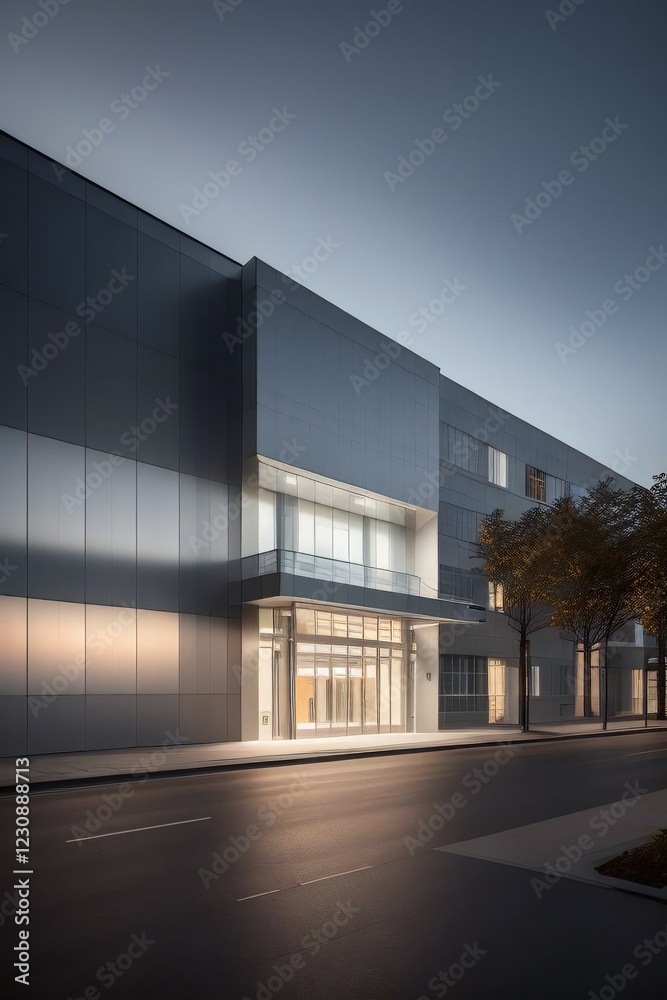 Fototapeta premium Modern building Background 