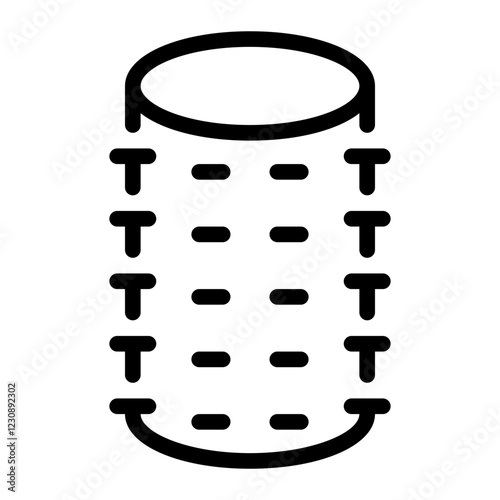 hairstyling line icon