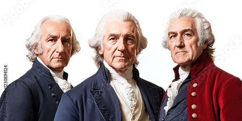 founding fathers presidents day concept