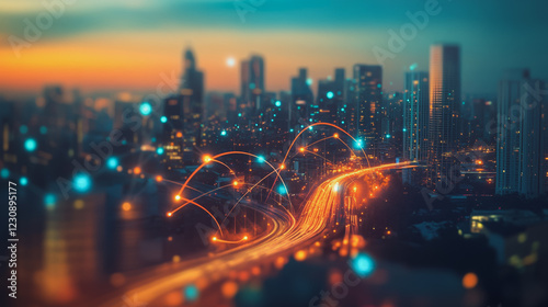 Wallpaper Mural Professional business team working on a project together in the office Using innovation economic growth charts and network connections to accompany the data. in analyzing future trends Torontodigital.ca