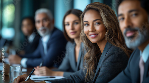  diverse team brainstorming new strategies around a conference table