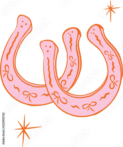 Coquette Cowgirl  Horse Shoe