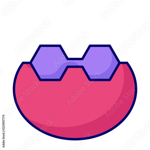 Enzyme icon vector