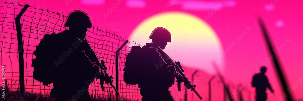 2D animation border patrol 2D animation border patrol