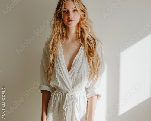 Minimalist Fashion Style Showcasing Earthy Tones and Soft Lighting