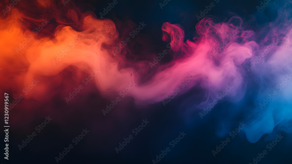 A Mysterious Wave of Smoke Cascading into the Darkness A Mysterious Wave of Smoke Cascading into the Darkness