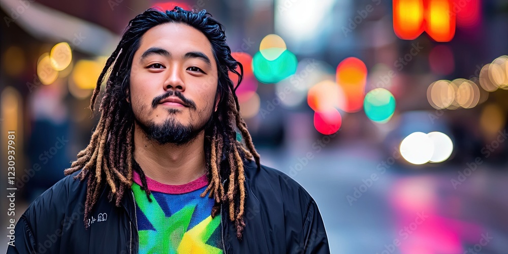 asian man with dreadlocks asian man with dreadlocks
