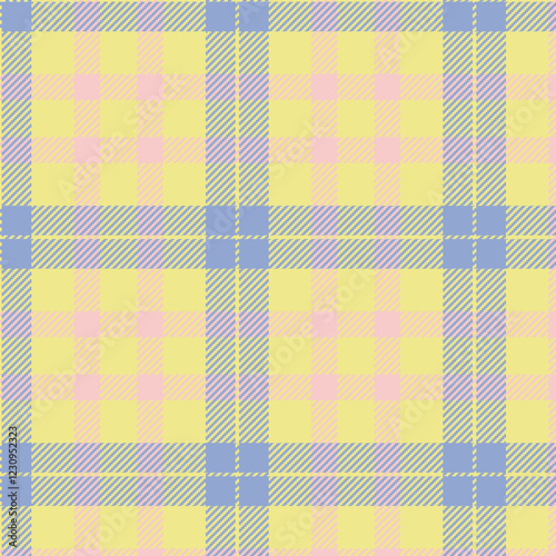 Bright and playful rose quartz plaid for kidswear