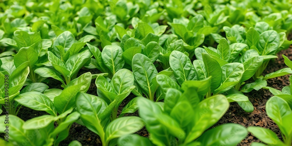 Lush Green Spinach Patch - Homegrown Goodness Lush Green Spinach Patch - Homegrown Goodness