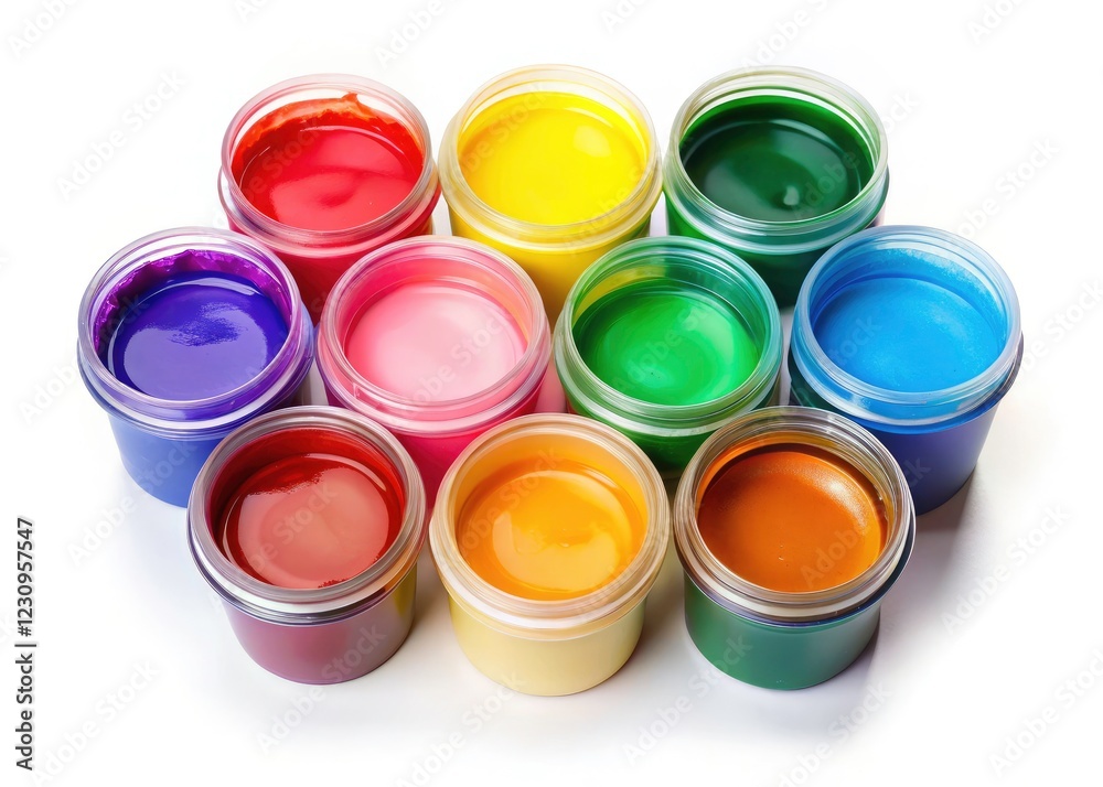 Kickstart your artistic journey with this beginner-friendly acrylic paint set. Vibrant colors in small cans provide everything for a creative hobby. Kickstart your artistic journey with this beginner-friendly acrylic paint set. Vibrant colors in small cans provide everything for a creative hobby.