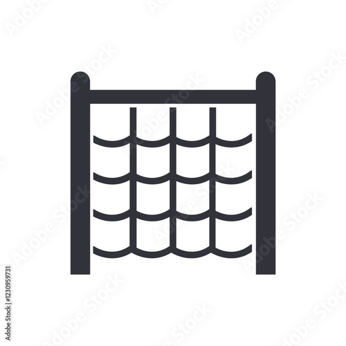 Net playground solid icons, minimalist vector illustration ,simple transparent graphic element .Isolated on white background