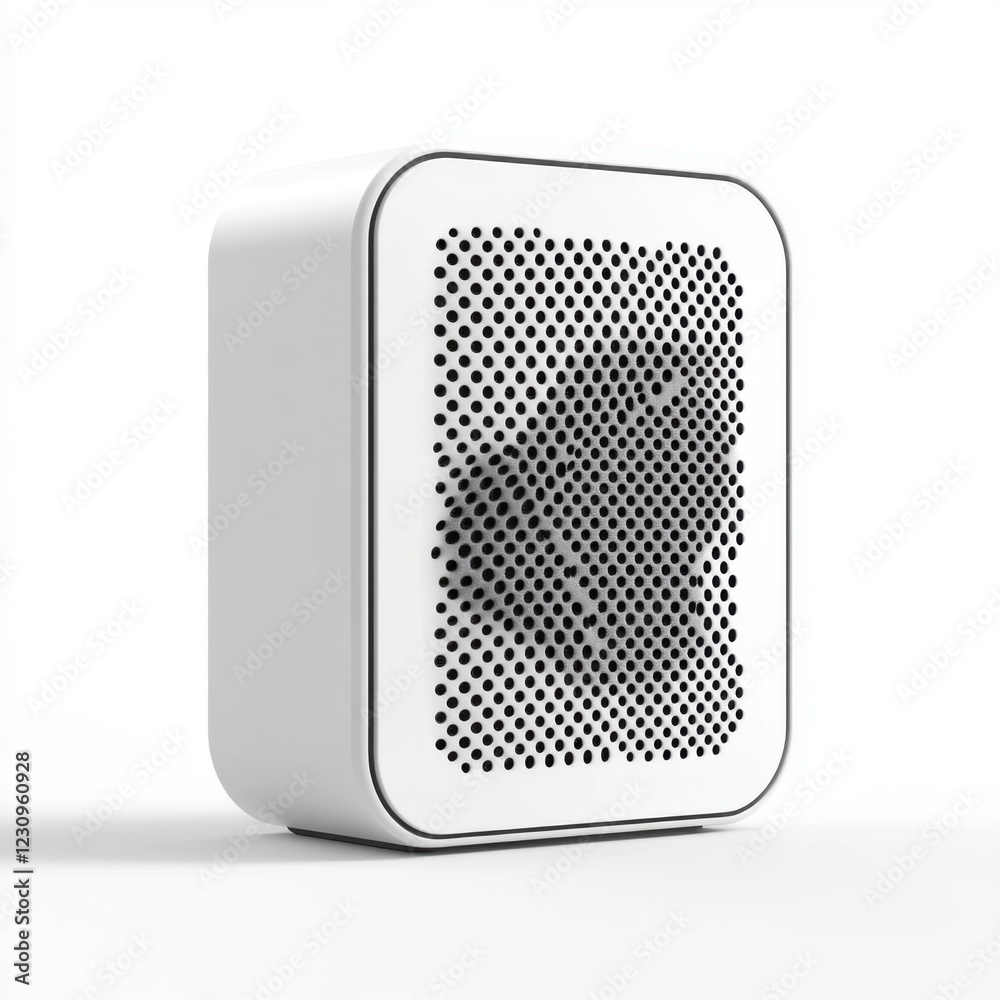 Obraz premium Compact mini speaker mockup