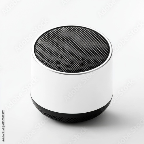 Compact mini speaker mockup