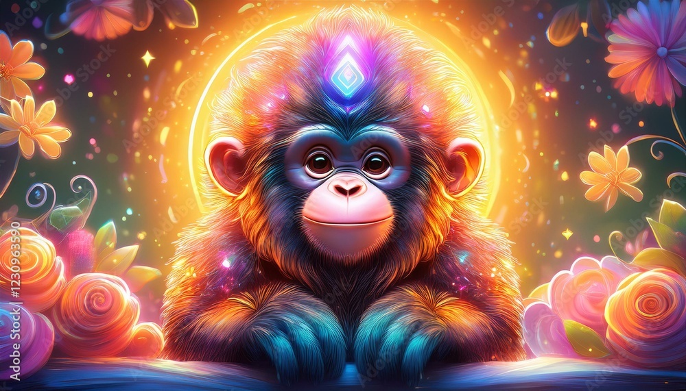 Naklejka premium Orang Utan